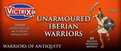 VXA012 28mm Ancient Spanish Unarmoured Warriors