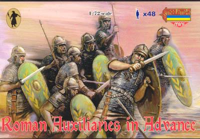 M034 - Roman Auxiliaries Advancing 1/72