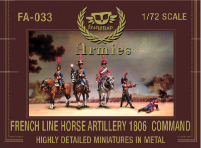 FA-033 - French Line Horse Artillery 1806 Command 1/72