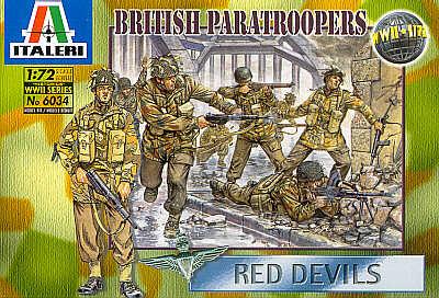 6034 - WW2 British Paratroopers 1/72