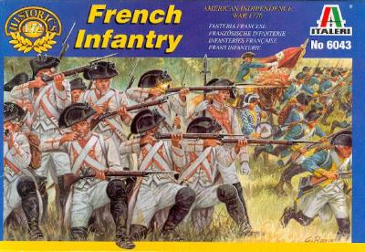 6043 - American War of Independance French Infantry 1/72