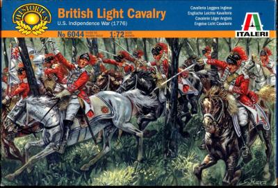 6044 - American War of Independence British Light Cavalry 1/72