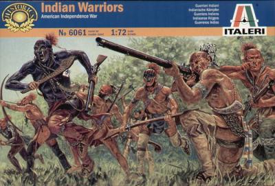 6061 - American War of Independance Indian Warriors 1/72