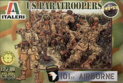 6063 - WW2 US Paratroopers 1/72