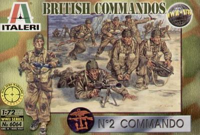 6064 - WW2 British Commandos 1/72