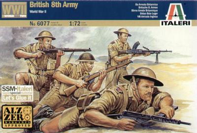 6077 - British 8th Army 1/72