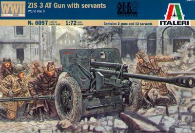 6097 - ZIS 3 AT Gun with servants 1/72