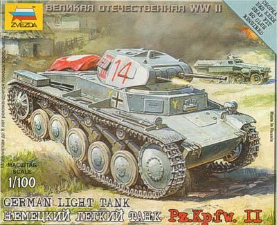 6102 - German Light Tank Pz.Kpfw.II 1/100