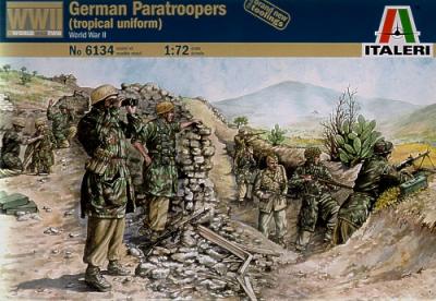 6134 - WW2 German Paratroops (Tropical Uniform) 1/72