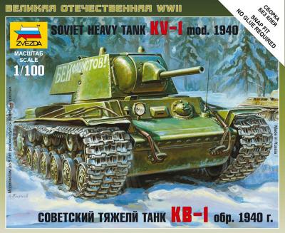 6141 - Soviet Heavy Tank KV-I MOD. 1940 1/100