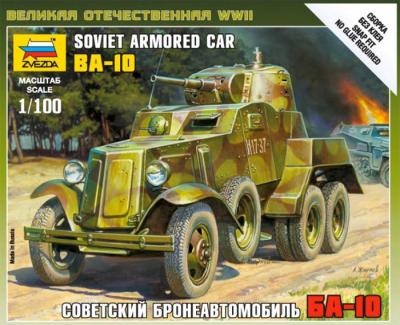 6149 - Soviet Armoured Car BA-10 1/100