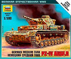 6151 - German Medium Tank PZ-IV AUSF.D 1/100