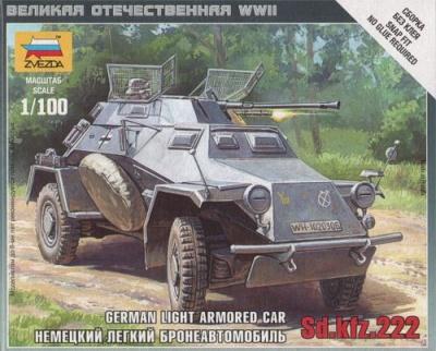 6157 - German Light Armoured Car SD.KFZ.222 1/100