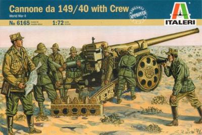 6165 - Cannone da 149/40 with Crew 1/72