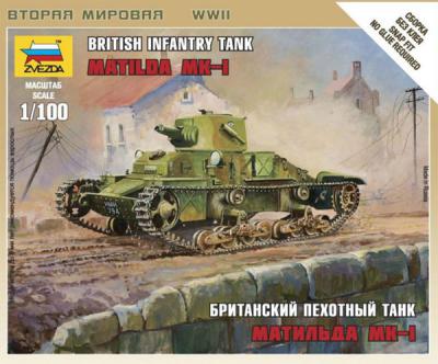 6191 - British Matilda MKI Tank 1/100