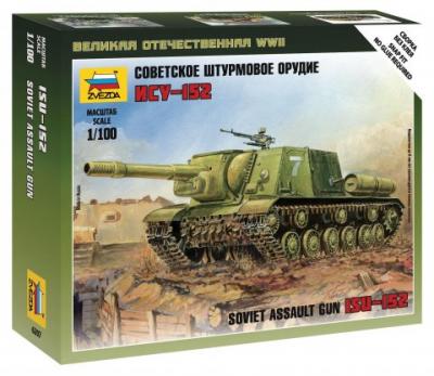 6207 - Russian ISU-152 Self Propelled Gun 1/100