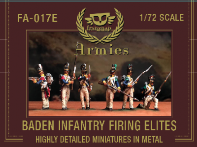 FA-017E Baden Infantry Firing Elites 1/72