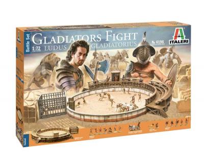 I6196 Arène et Gladiateurs 1/72. figurine Italeri