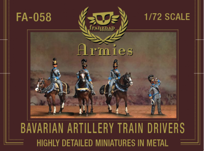 FA-058 Bavarian Artillery Train Drivers 1/72