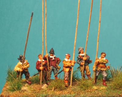 72-5006 - Pikeniere - 6 Stck Pike senkrecht 1/72