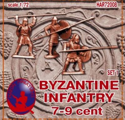 72008R - Byzantine Infantry 7-9th Century Set 1 1/72