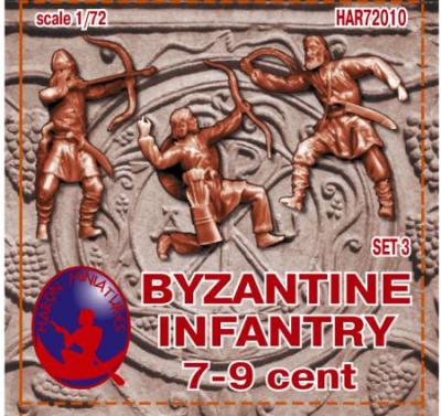 72010R - Byzantine Infantry 7-9th Century Set 3 1/72