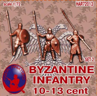 72013R - Byzantine Infantry 10th-13th Century Set 2 1/72