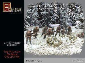 7272 - WWII Russian Infantry in Winter Dress Set 2 1/72