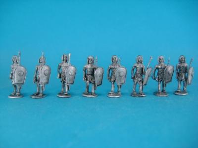 ÄG-06 Egyptians - advance with spear and axe, 16 parts 1/72