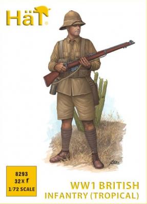 8293 - WWI British Infantry (tropical dress) 1/72