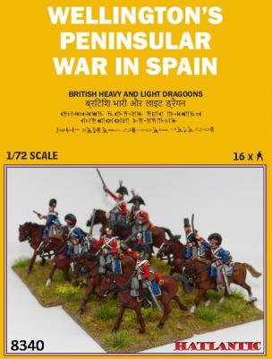 8340 - Napoleonic British Heavy And Light Dragoons 1/72