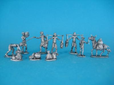 ÄG-09 Egyptians - loading, 11 parts. 1/72