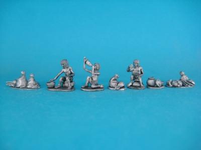 ÄG-10 Egyptians - Lunchtime, 11 parts. 1/72