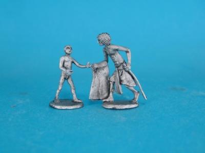 ÄG-12 Egyptians - Soldier and a boy, 2 parts. 1/72