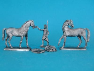 ÄG-15 Egyptians - Horses feeding I, 5 parts. 1/72