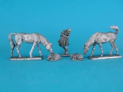 ÄG-16 Egyptians - Horses feeding II, 5 parts. 1/72