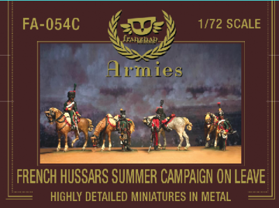 FA-054C French Hussars Summer Campaign Dress on leave 1/72