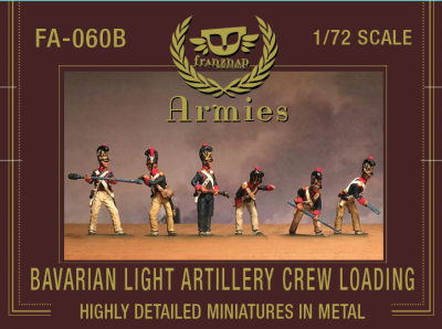 FA-060B Bavarian Light Artillery Crew Loading 1/72