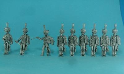 PF-F03 Hussars with Kolpak at the morning parade. 1/72