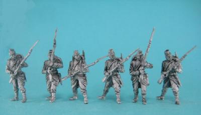 GiM-FLi07 Line Infantry, defending, troops 1/72