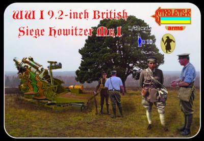 A012 - WWI 9.2-inch British Siege Howitzer MI 1/72