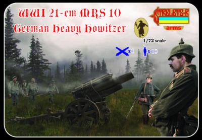 A013 - WWI 21 cm MRS 10 German Heavy Howitzer 1/72