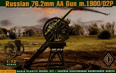 72265 - Russian 76.2mm AA Gun m.1900/02P 1/72