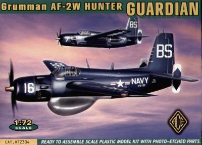 72304 - Grumman Guardian AF-2W Hunter with etched parts 1/72