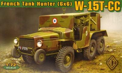 72537 - W-15T-CC French tank hunter (6x6) 1/72