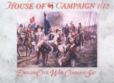 62 - English Civil War Command Set 1/72