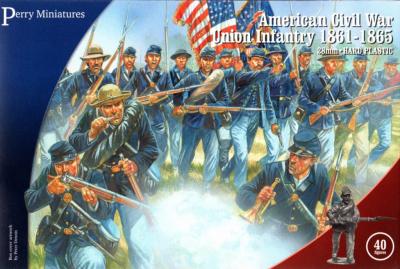 ACW115 - American Civil War Union Infantry 28mm