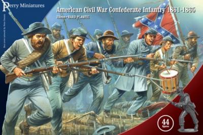 ACW80 - American Civil War Confederate Infantry 28mm