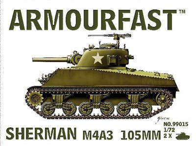 99015 - Sherman M4A3 105mm 1/72