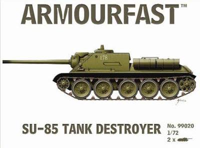 99020 - Russian SU-85 Tank Destroyer 1/72